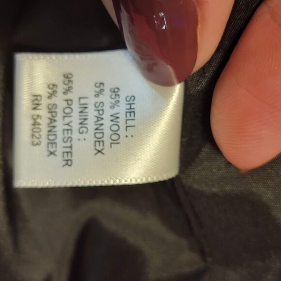 Banana Republic Wool Blend Pencil Skirt NWT Size 10 Black Lined Office Classic - Picture 5 of 6